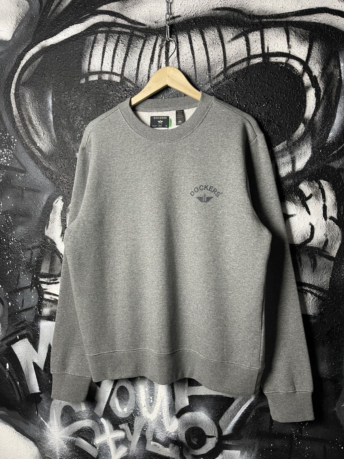 Dockers Dockers Crew Neck Grey Sweatshirt Men’s Size L Size US L / EU 52-54 / 3 - 1 Thumbnail