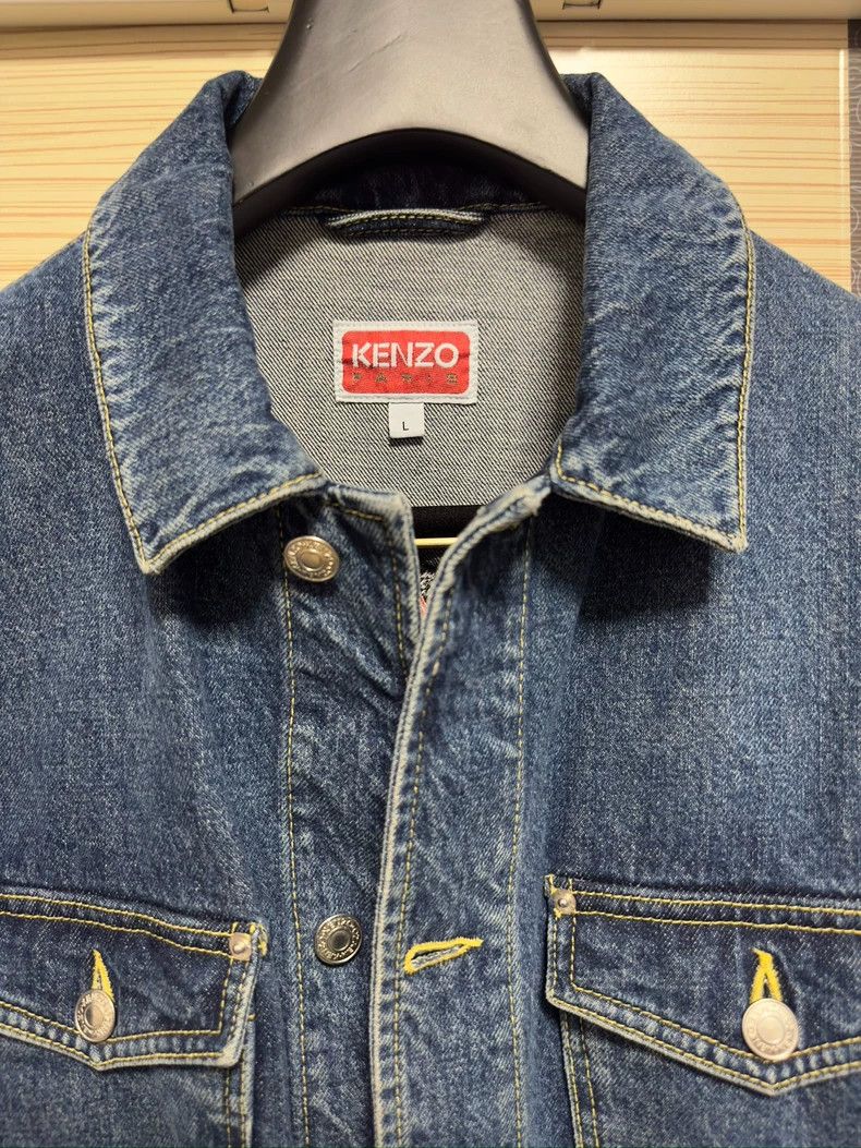Kenzo KENZO Haitang Flower denim jacket Size US L / EU 52-54 / 3 - 2 Thumbnail