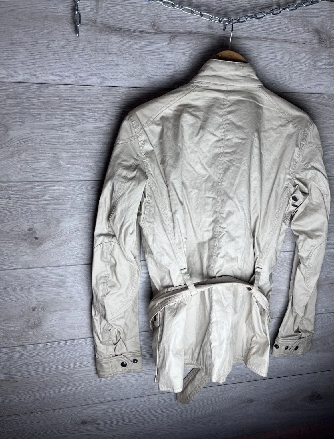 Belstaff BELSTAFF Belted Jacket Gray Nylon Women's Multipocket Size M / US 6-8 / IT 42-44 - 12 Thumbnail
