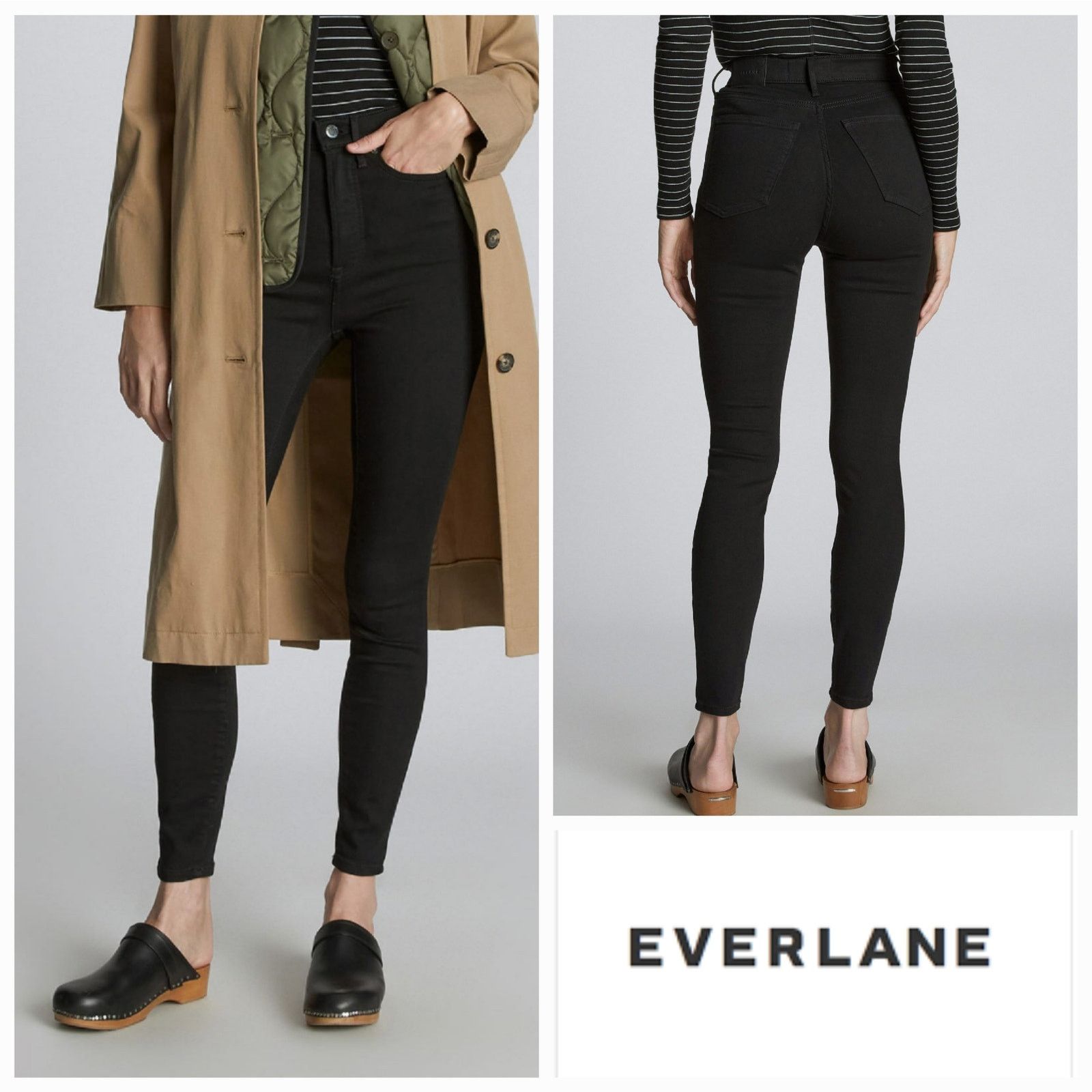 Everlane NWT Everlane Way-High Crop Skinny Jeans Sz. 27x26.50 Black Size 27" / US 4 / IT 40 - 1 Thumbnail