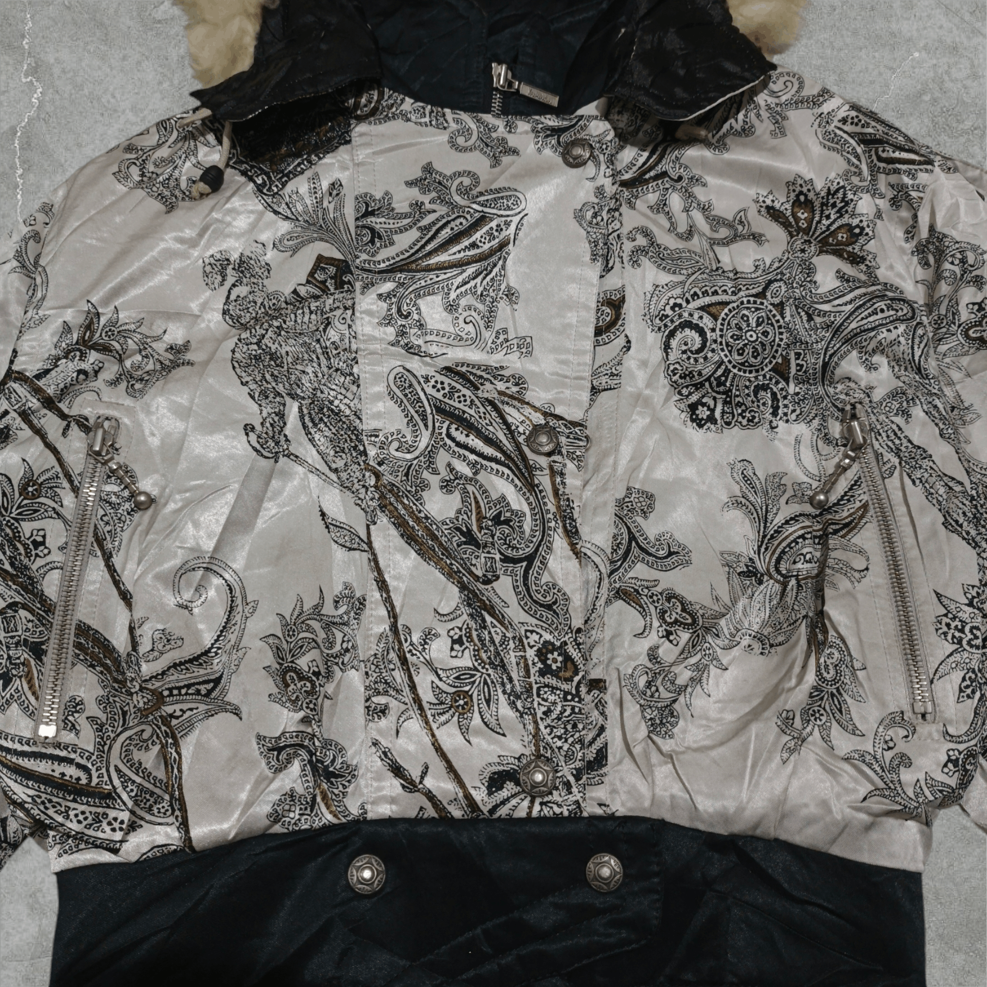 Yamaha yamaha crop jacket fur hoodie ifsixwashnine lgb style Size M / US 6-8 / IT 42-44 - 3 Thumbnail