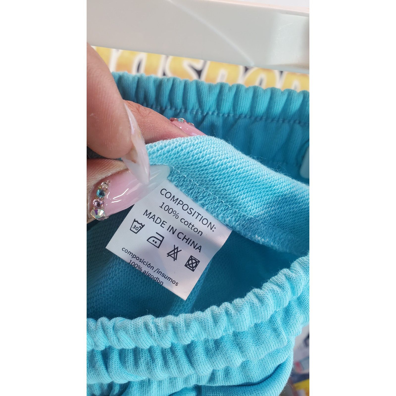 unfil Unfiltered Blue Cotton Shorts Drawstring Small Size 27" / US 4 / IT 40 - 6 Thumbnail