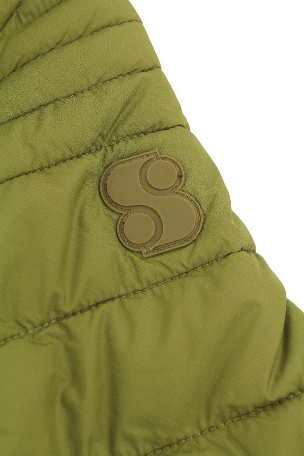 s.Oliver L Green High Neck Padded Quilted Full Zip 88004 Size US L / EU 52-54 / 3 - 7 Thumbnail