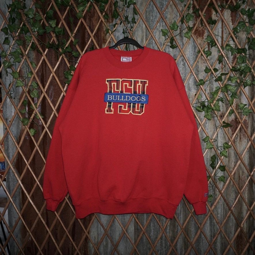 Vintage XXL-Vintage Y2K Fresno state university 90s heavy sweatshirt Size US XXL / EU 58 / 5 - 1 Thumbnail