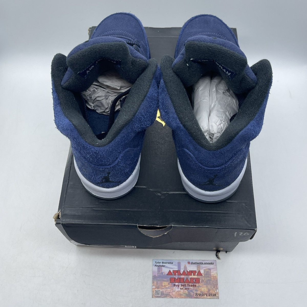 Jordan Brand Air Jordan 5 midnight navy Size US 7 / EU 40 - 6 Thumbnail