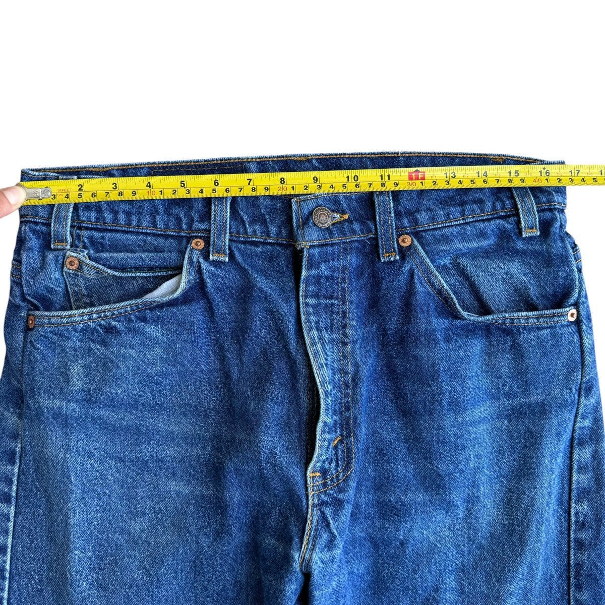 Levi's Vintage Clothing × Vintage 1994 Levis 505 Orange Tab Vintage Straight Leg 90s Jeans Size US 33 - 7 Thumbnail