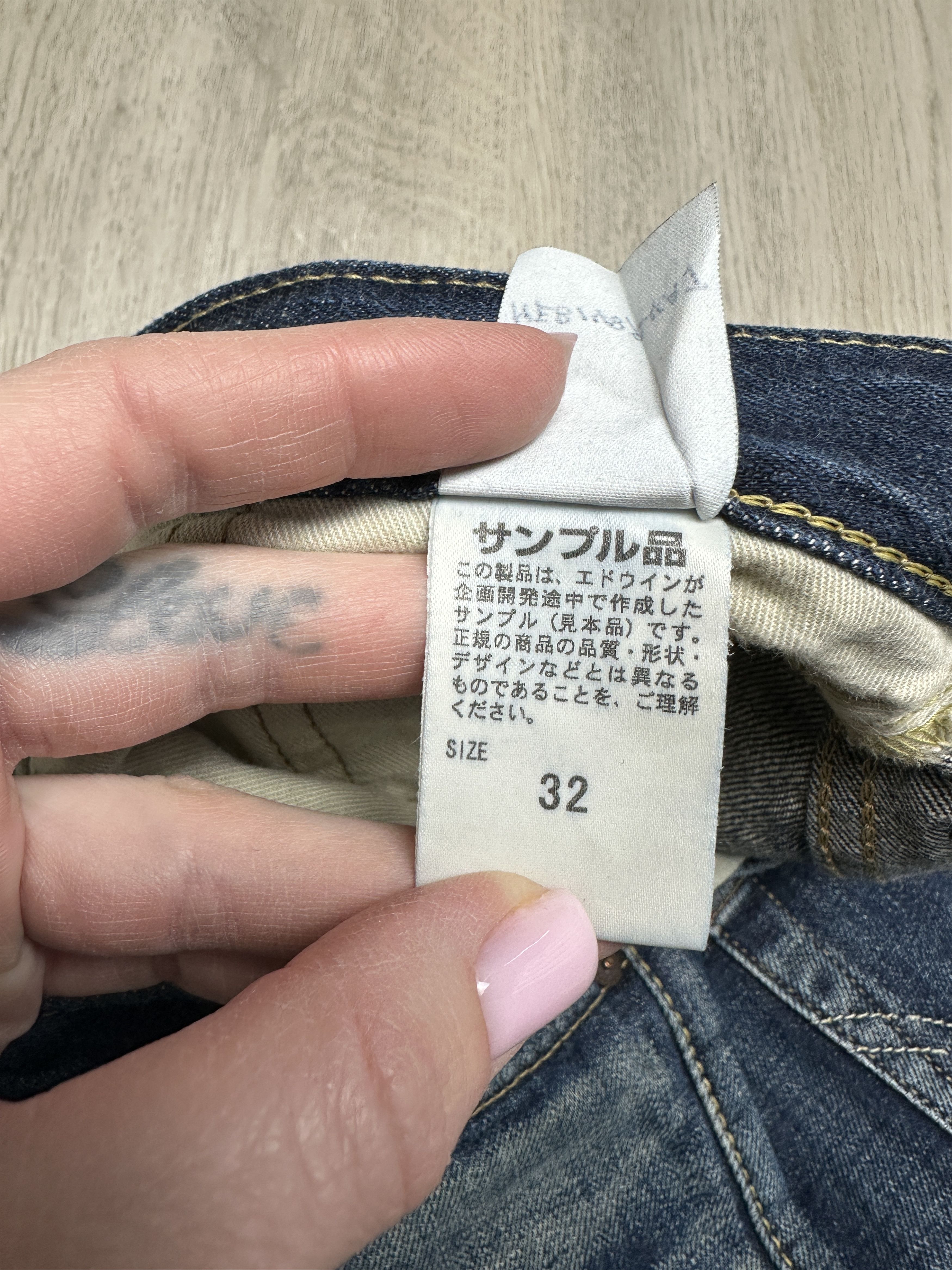 Edwin Edwin Vintage Mens Salvage Denim Pants Jeans Size US 32 / EU 48 - 7 Thumbnail