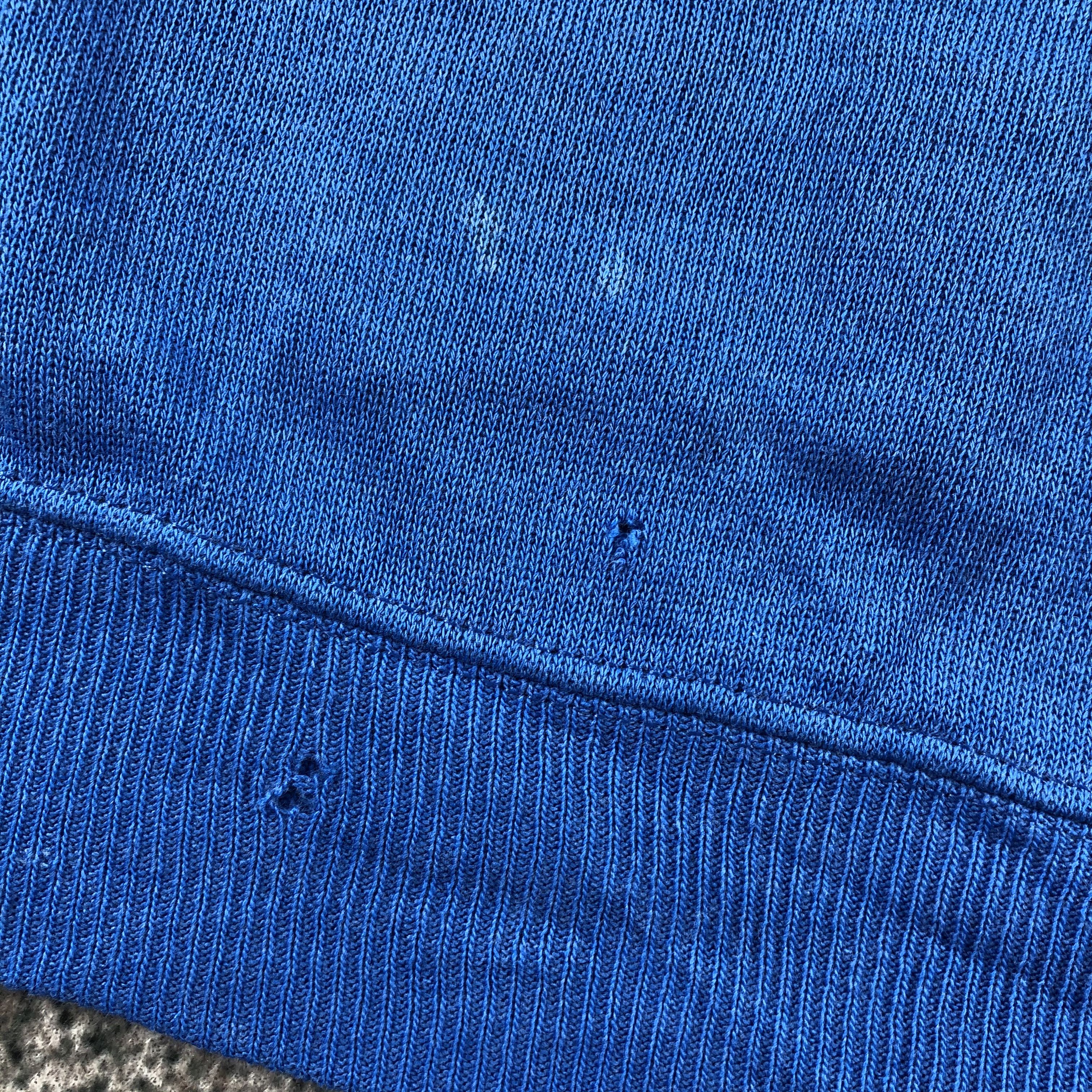 Vintage Vintage 80s Blue Jumper Sweatshirt F159 Size US M / EU 48-50 / 2 - 5 Thumbnail