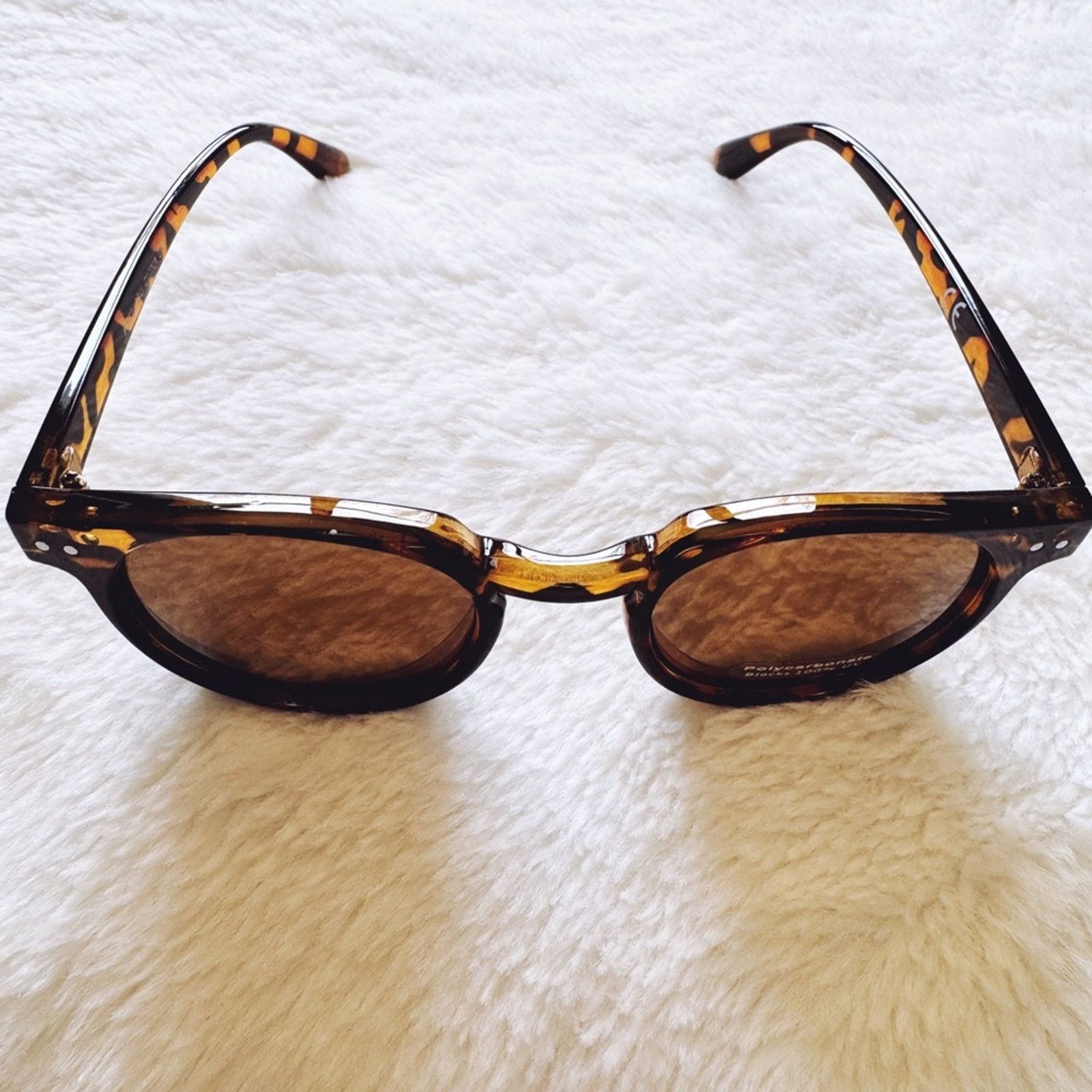 Other Pablo Tortoise Brown Round Sunglasses Size ONE SIZE - 3 Thumbnail