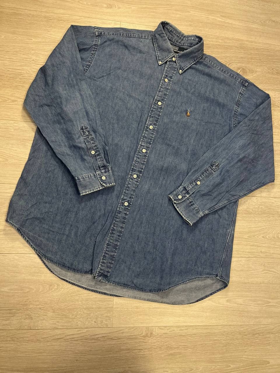 Polo Ralph Lauren Vintage jeans shirt Polo Ralph Lauren RRL Size US XL / EU 56 / 4 - 1 Thumbnail