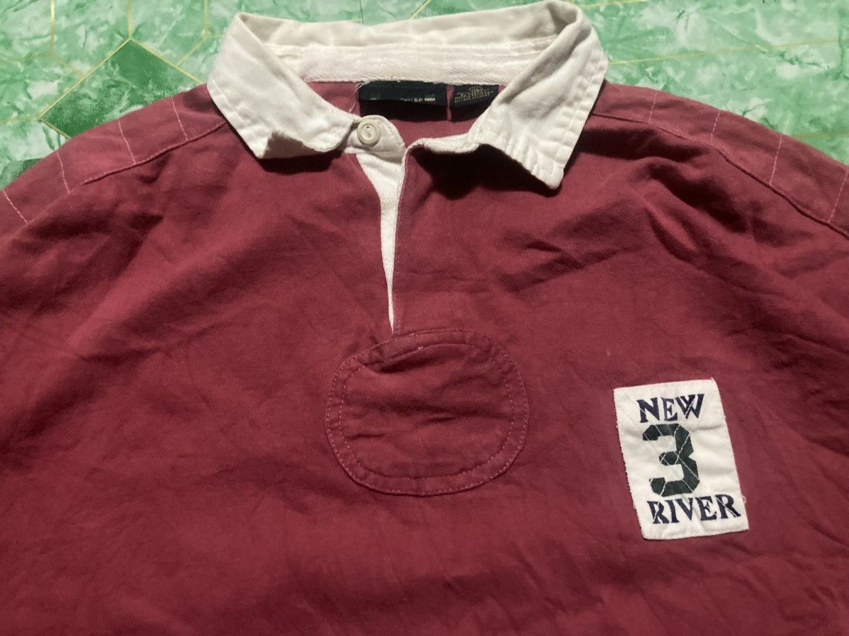 Rugby Ralph Lauren × Vintage Vintage Rugby New Rever Polo Shirt Size US XL / EU 56 / 4 - 3 Thumbnail