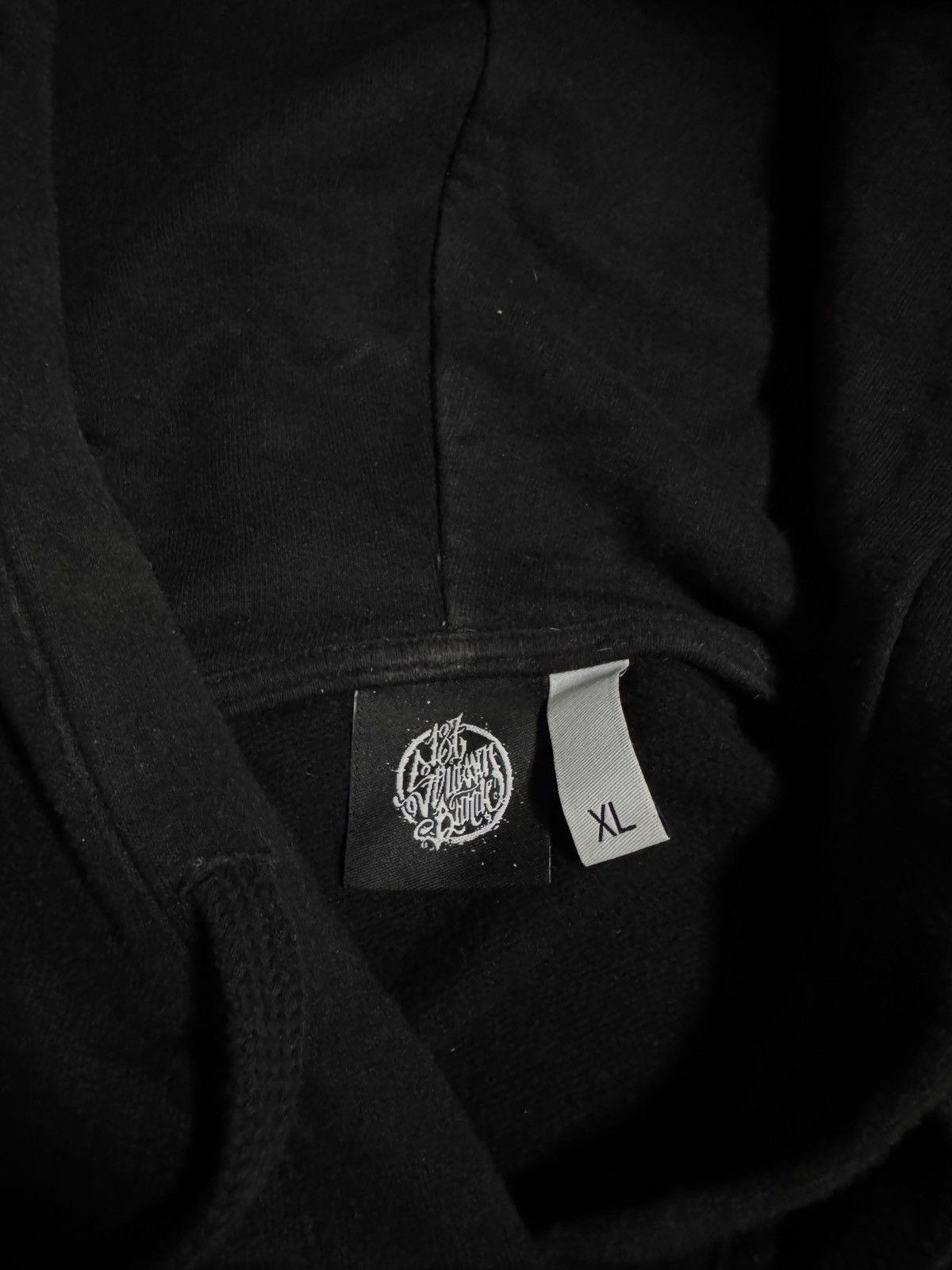 Rap Tees × Vintage 187 Strassen Bande Hip Hop Rap Boxy Hoodie Black MC Bonez Size US XL / EU 56 / 4 - 4 Thumbnail