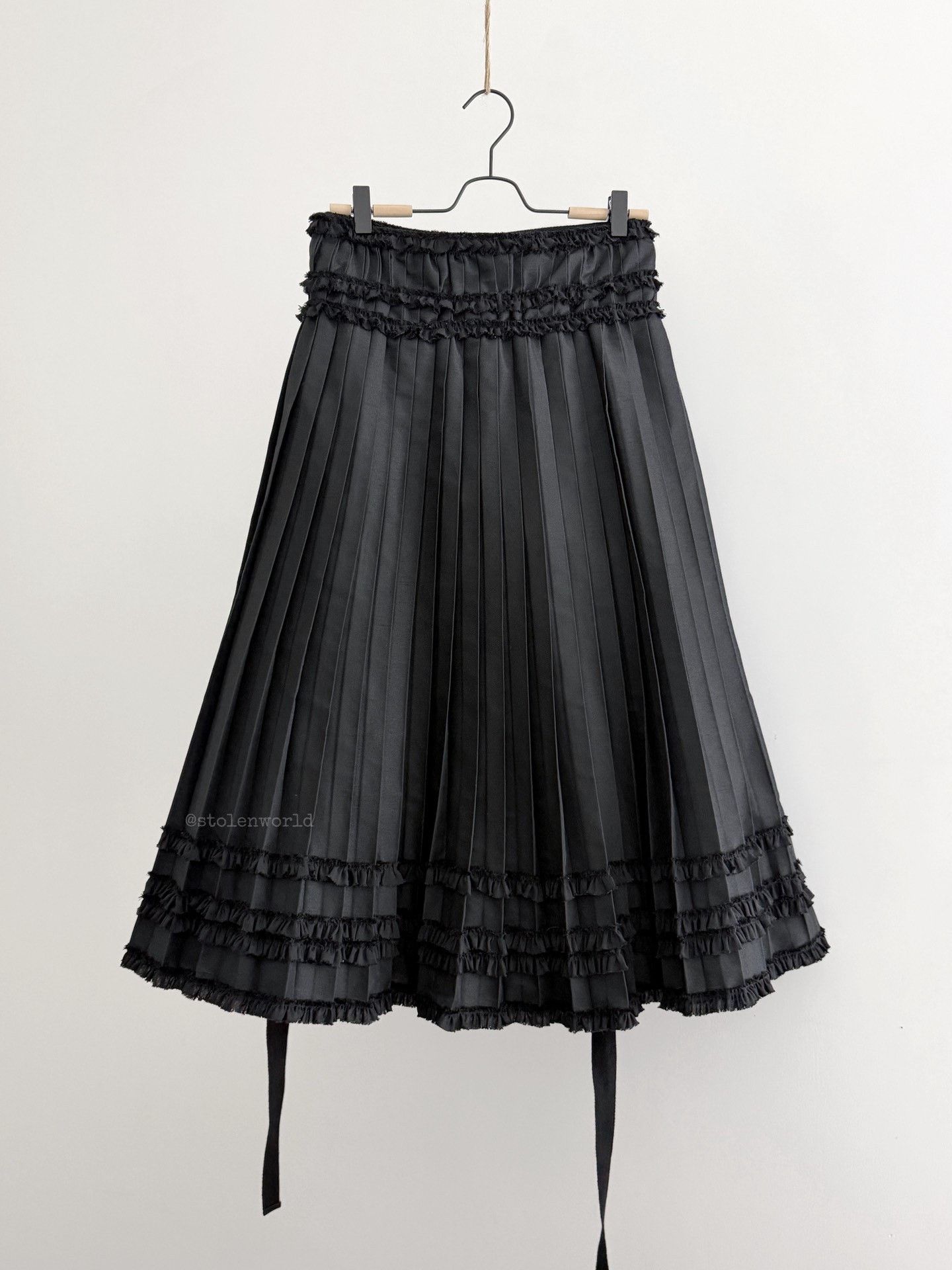Comme des Garcons Comme des Garçons Lace Pleated Skirt Size 36" / US 14 / IT 50 - 1 Thumbnail