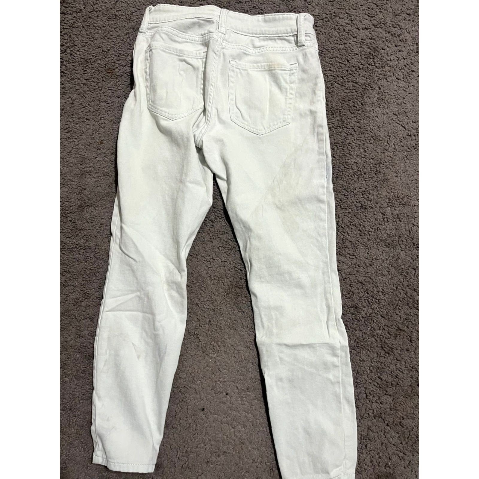 Gap GAP Skimmer Jeans Women’s 0 Regular 25 In Light Blue Denim Cotton Stretch Button Zipper Inseam 27 Self Size 25" / US 0 / IT 36 - 3 Thumbnail