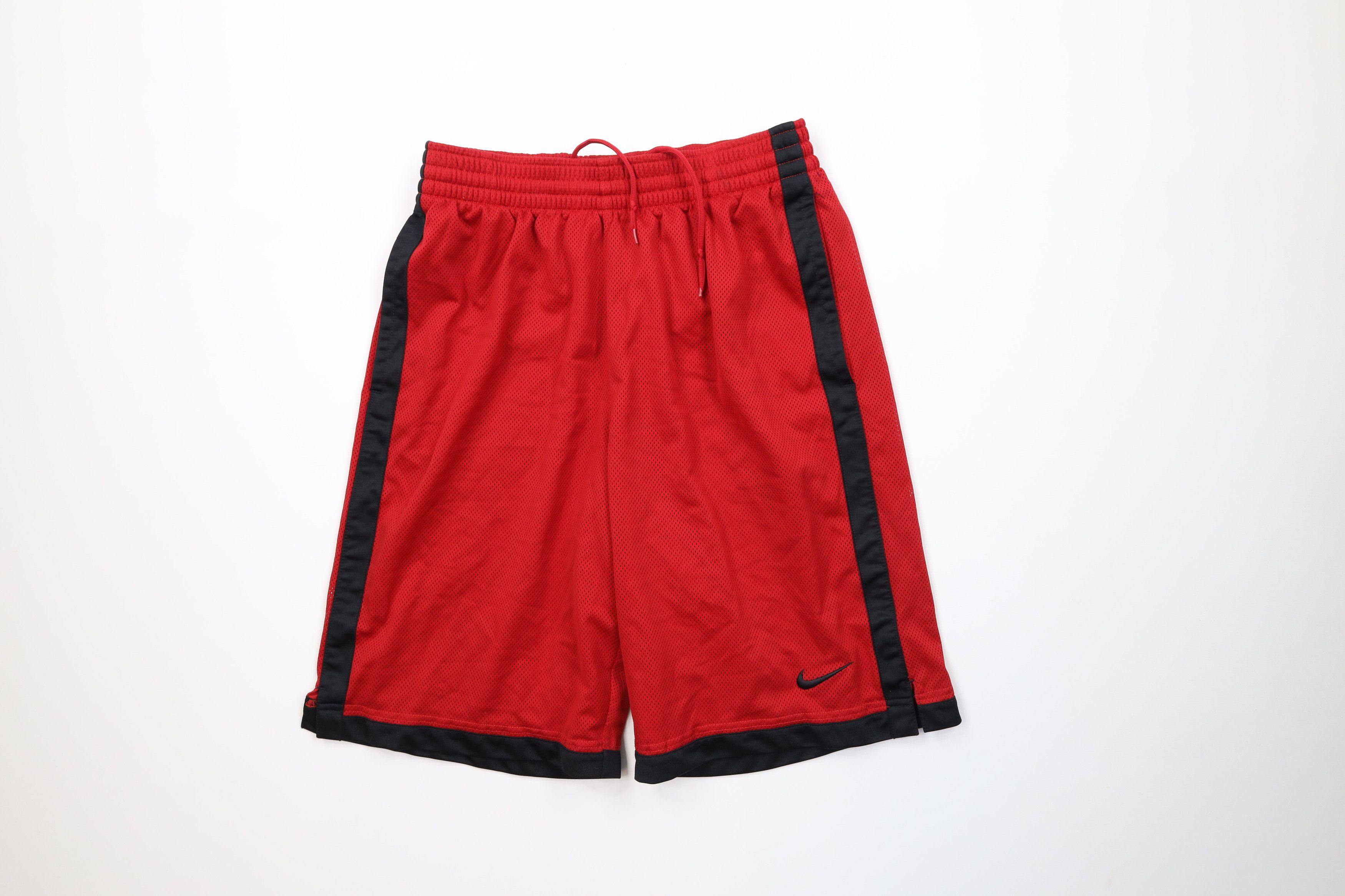 Nike Vintage Y2K Nike Scott Swoosh Mesh Basketball Shorts Red Size US 30 / EU 46 - 1 Thumbnail