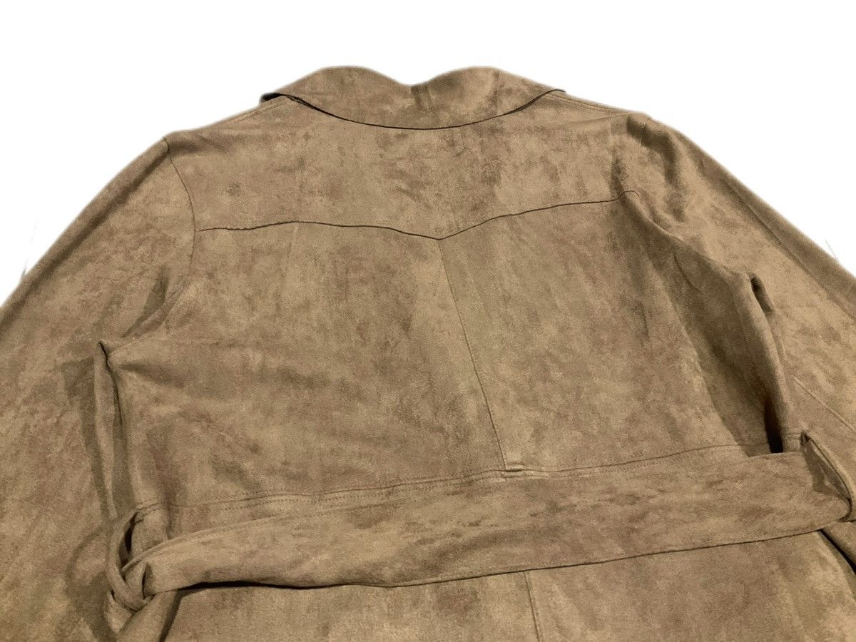 Hysteric Glamour × If Six Was Nine × Japanese Brand 🔥Y2K Archived Natural Vintage GOA Bondage Suede Long Coat Size US M / EU 48-50 / 2 - 6 Thumbnail