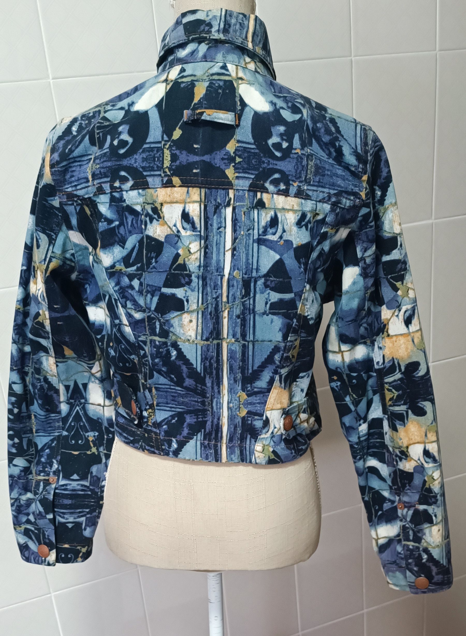Jean Paul Gaultier 90's Gaultier Jeans - Women silhouettes jacket Size M / US 6-8 / IT 42-44 - 24 Thumbnail