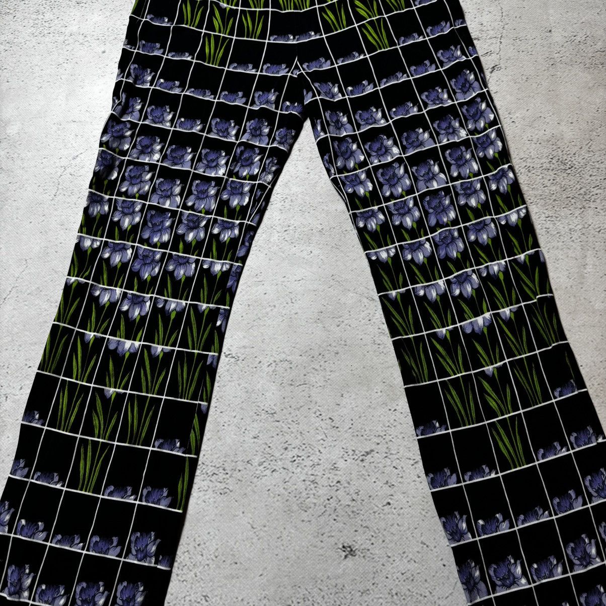Prada vintage prada Floral Print Jersey Pants flowers print Size 32" / US 10 / IT 46 - 6 Thumbnail