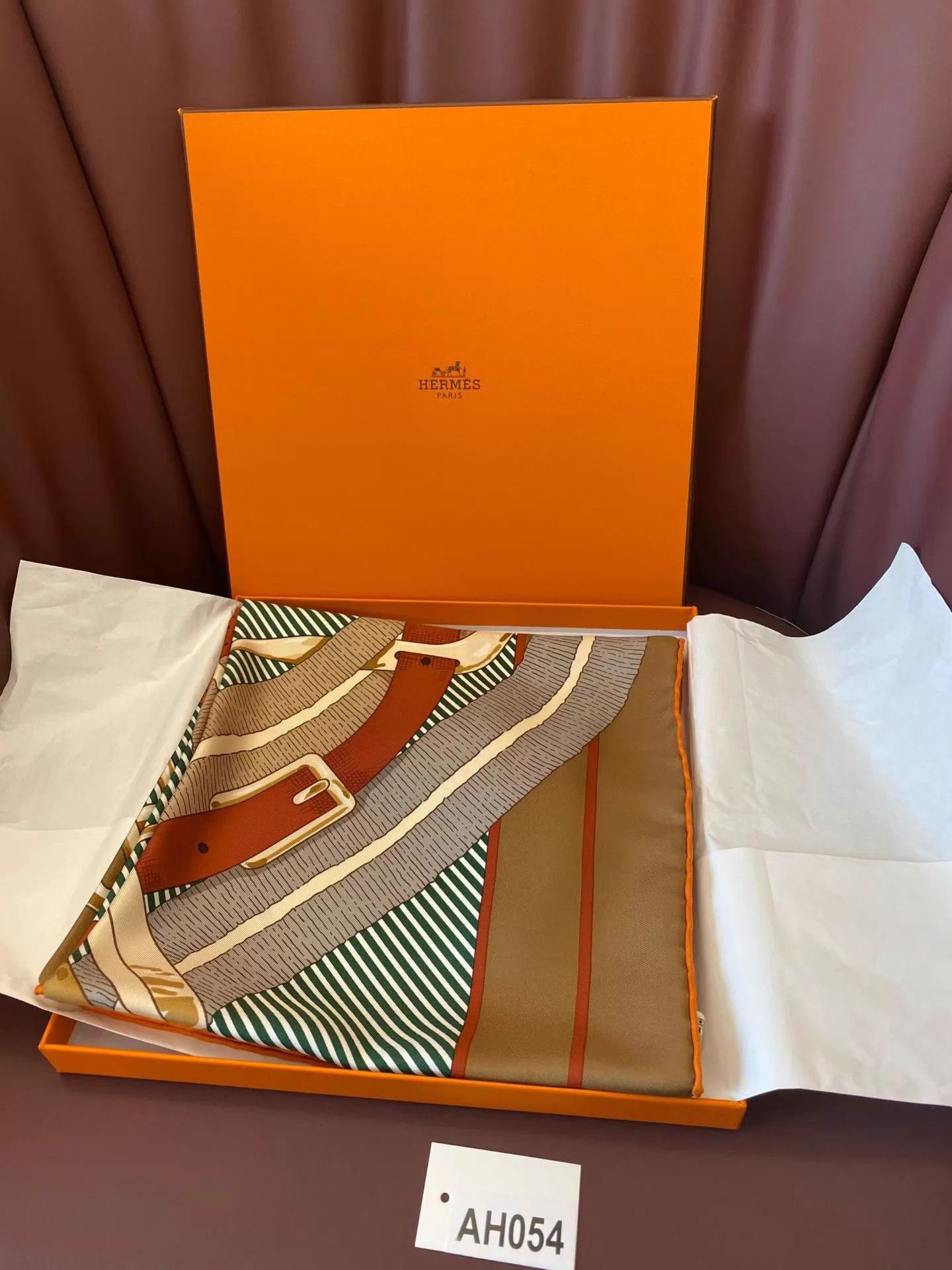 Hermes Hermes Horsebit 90x90 Scarf Unused Boxed Size ONE SIZE - 1 Thumbnail