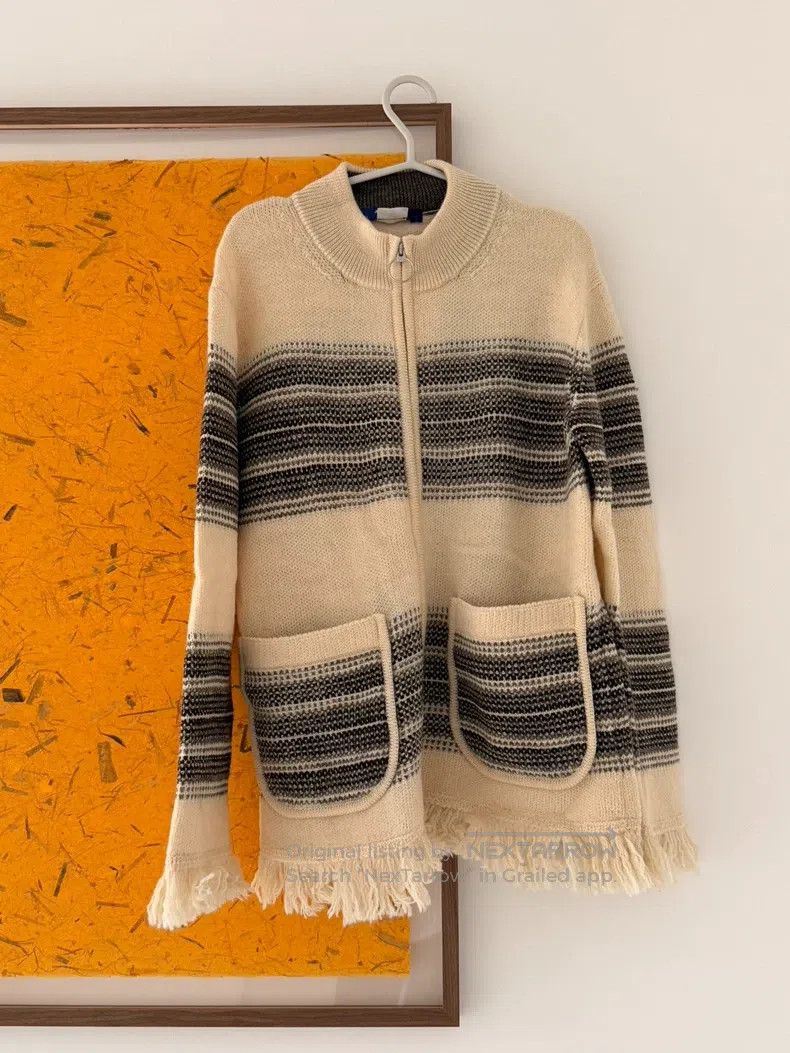 Junya Watanabe Junya Watanabe Striped wool coat Size US M / EU 48-50 / 2 - 1 Thumbnail