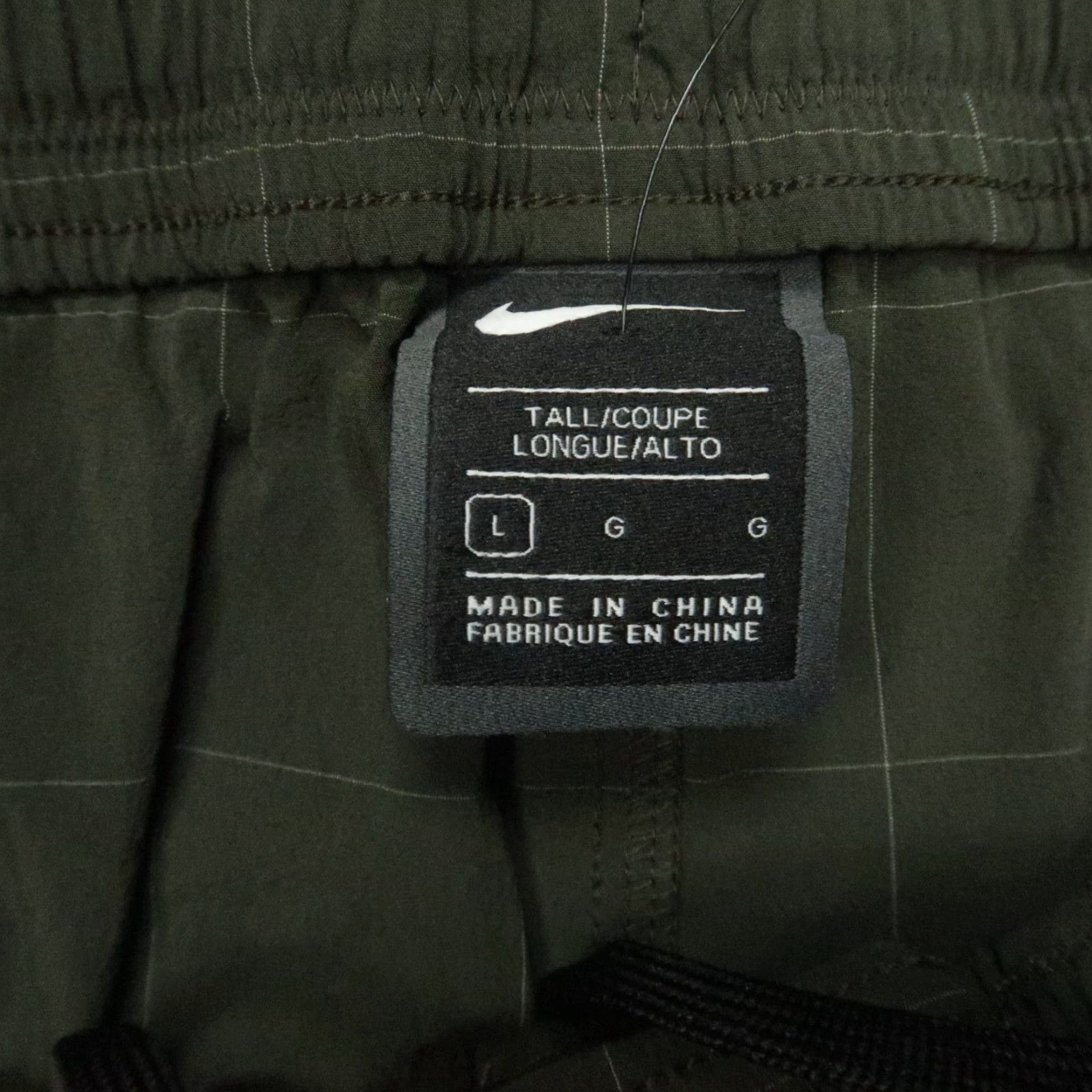 Nike Nike Pants Men Large Tall Green Tech Repel Pack Woven Cargo Zip Pocket NWT Size US 33 - 3 Thumbnail