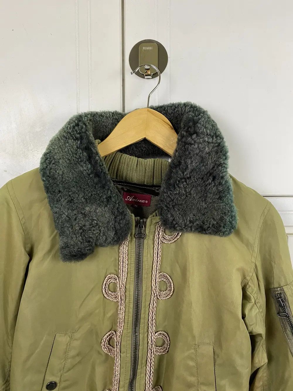 Avirex Vintage Avirex Bomber Jacket Fur Hood Size US S / EU 44-46 / 1 - 8 Thumbnail