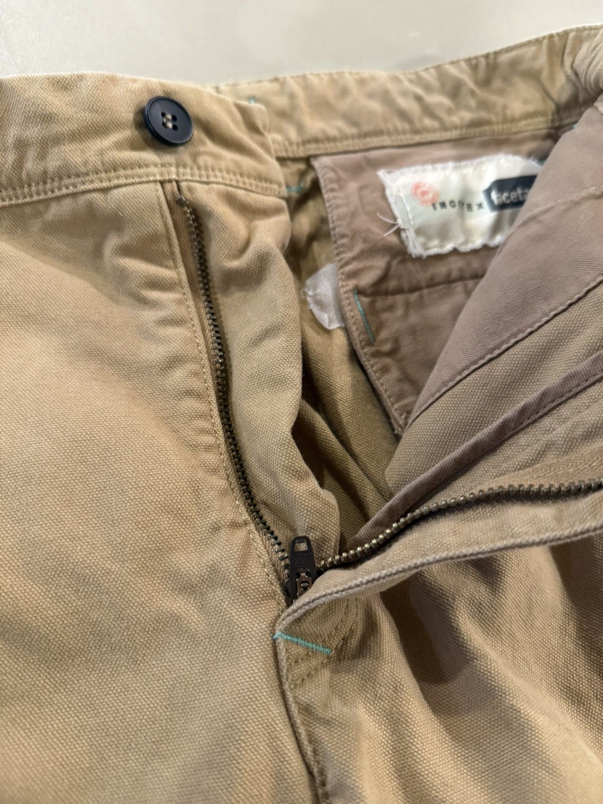 Facetasm × Incotex Beige Distressed Effect Pants Size US 30 / EU 46 - 5 Thumbnail
