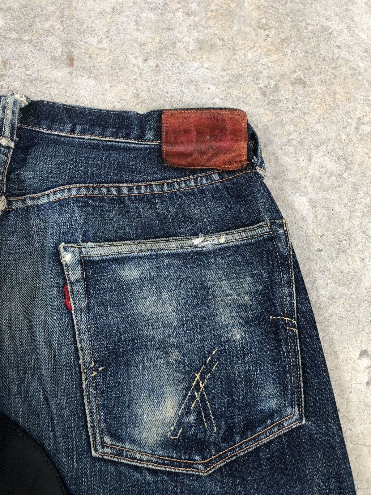 Full Count & Co. Full Count 1340k Selvedge Denim Leather Limited Distressed Size US 32 / EU 48 - 20 Thumbnail