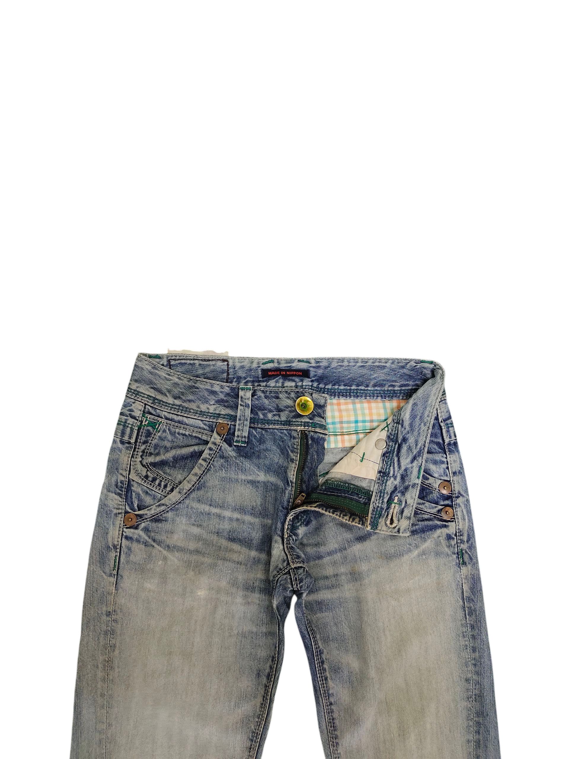 Comme des Garcons × Undercover Et Boite Japan Clawmark Distress Faded Denim Jeans Size US 28 / EU 44 - 7 Thumbnail