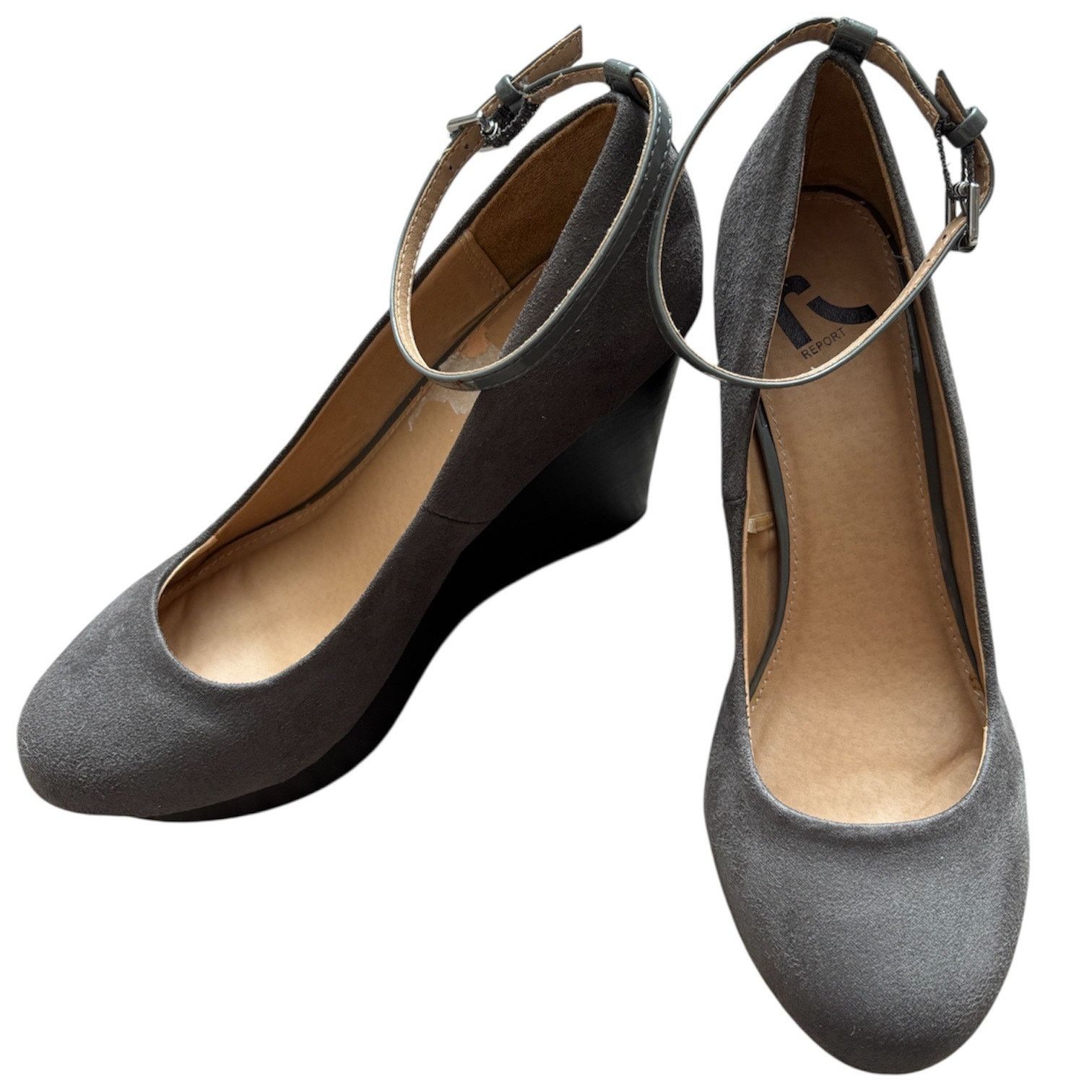Report Collection Report Grey Wedge Heels Size 8 Size US 8 / IT 38 - 1 Thumbnail