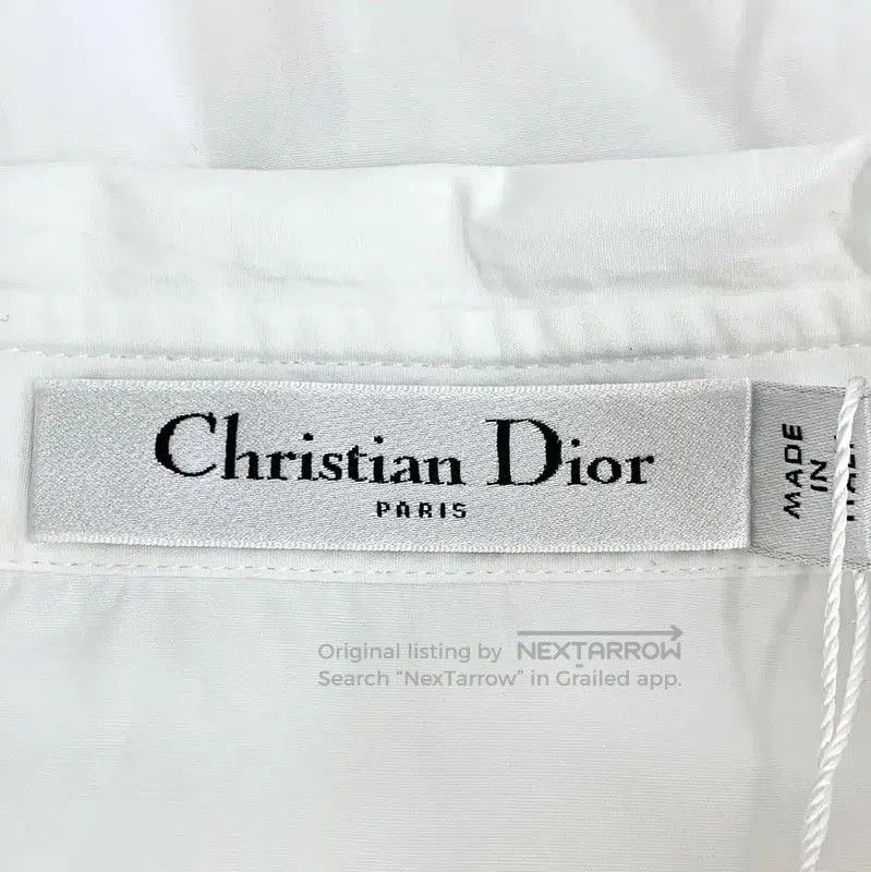 Dior Dior White Cotton Short Sleeve Shirt . Size XS / US 0-2 / IT 36-38 - 5 Thumbnail