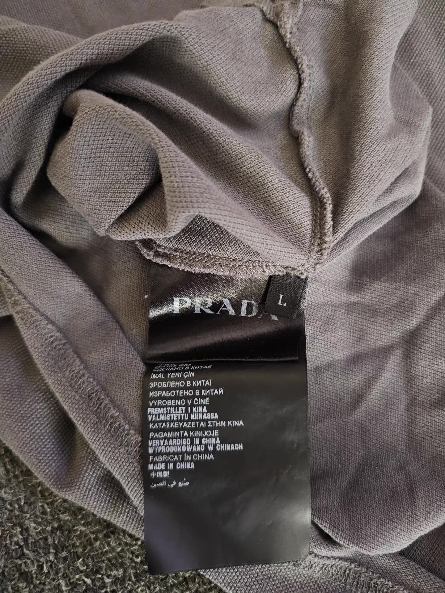 Prada Prada Short Sleeve Polo Shirt Size US L / EU 52-54 / 3 - 5 Thumbnail