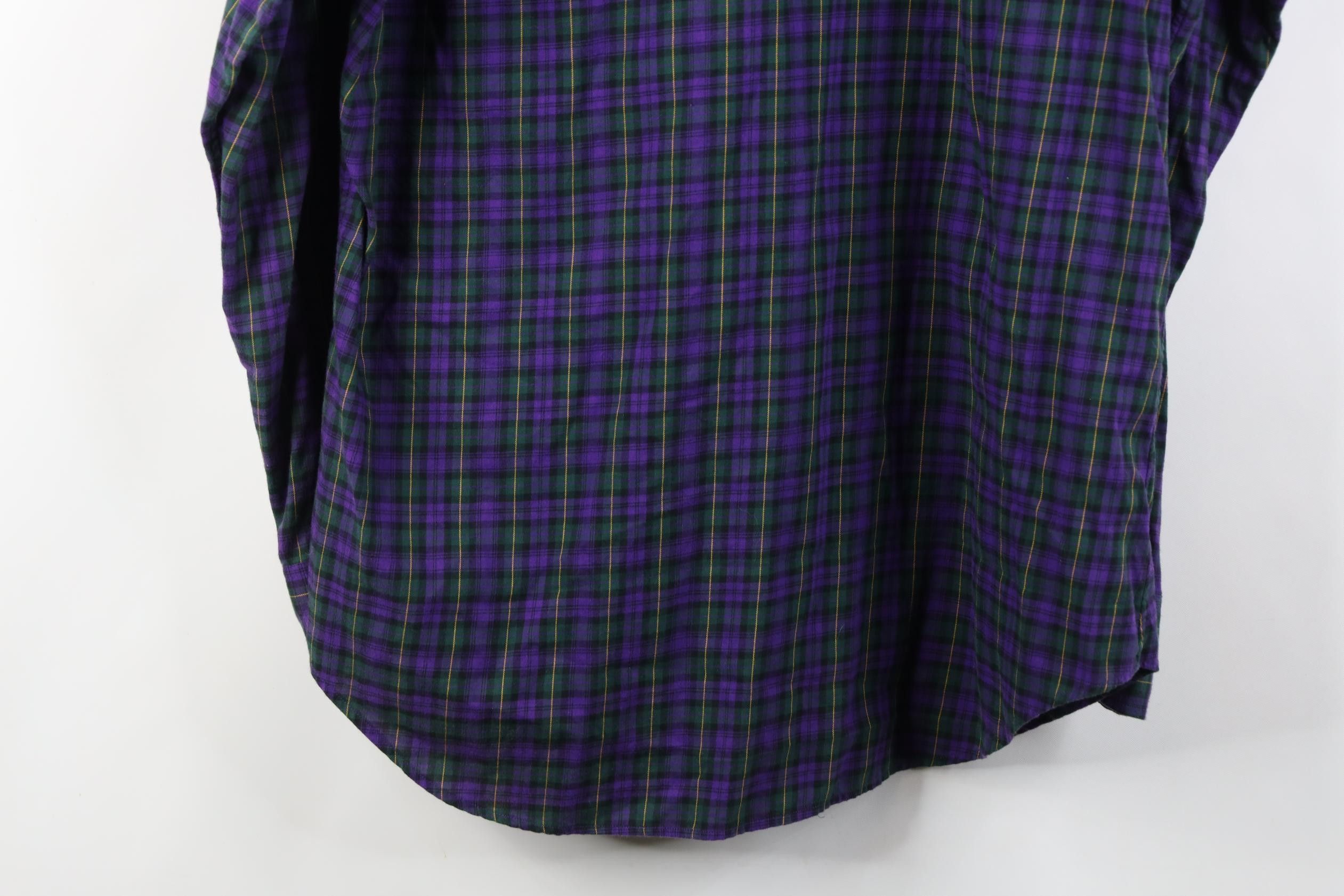 Polo Ralph Lauren Vintage 90s Ralph Lauren Fit Flannel Button Shirt Plaid Size US M / EU 48-50 / 2 - 10 Thumbnail