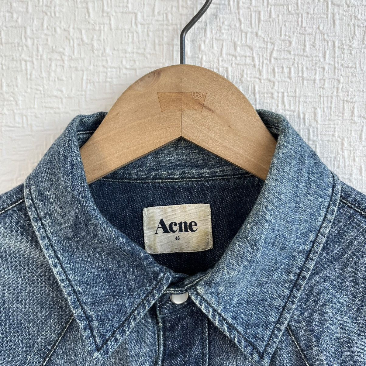 Acne Studios VINTAGE AW11 ACNE STUDIOS TEXAS DENIM BUTTON UP SHIRT Size US M / EU 48-50 / 2 - 3 Thumbnail