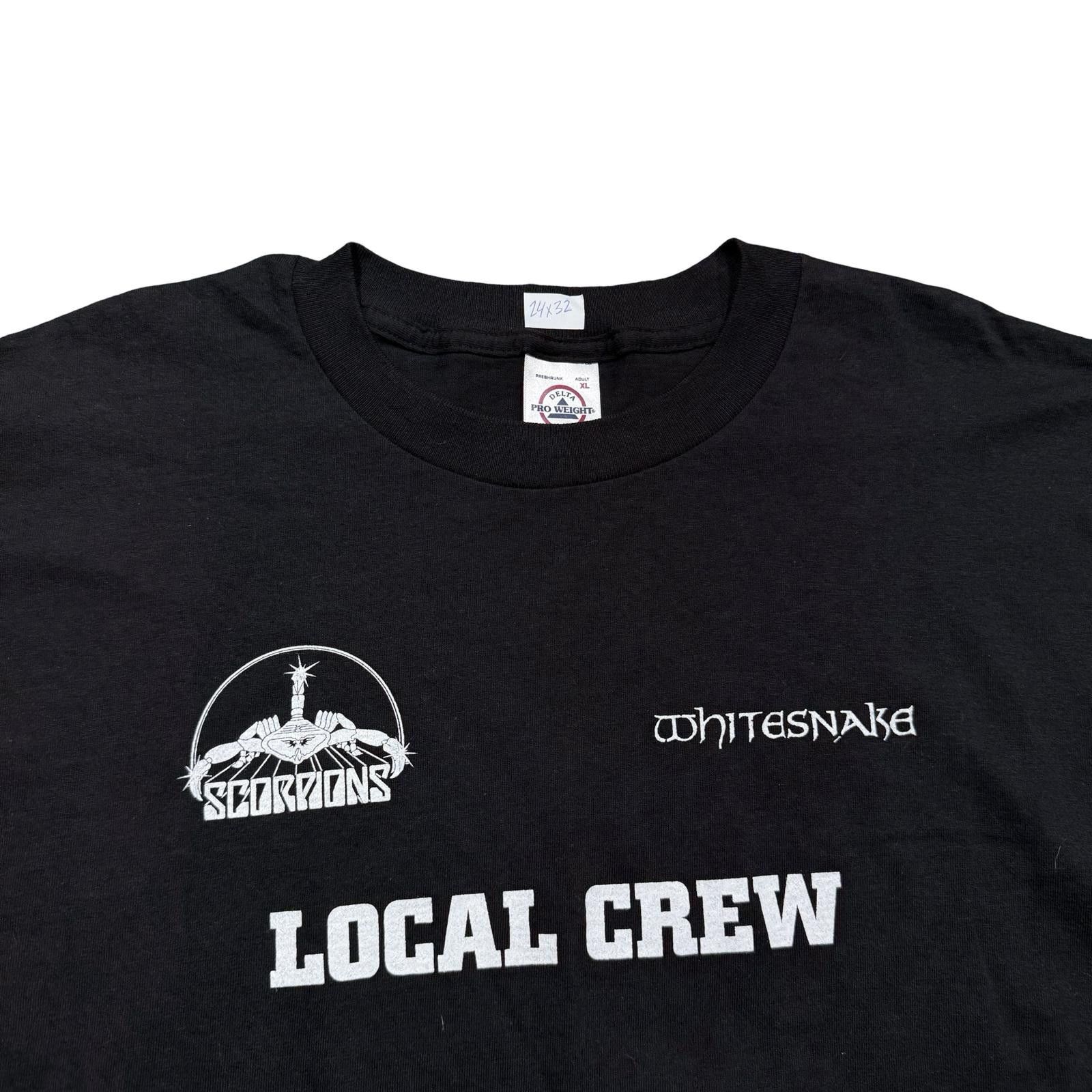 Delta Whitesnake & Scorpions Tour Local Crew Graphic T-Shirt Size US XL / EU 56 / 4 - 2 Thumbnail