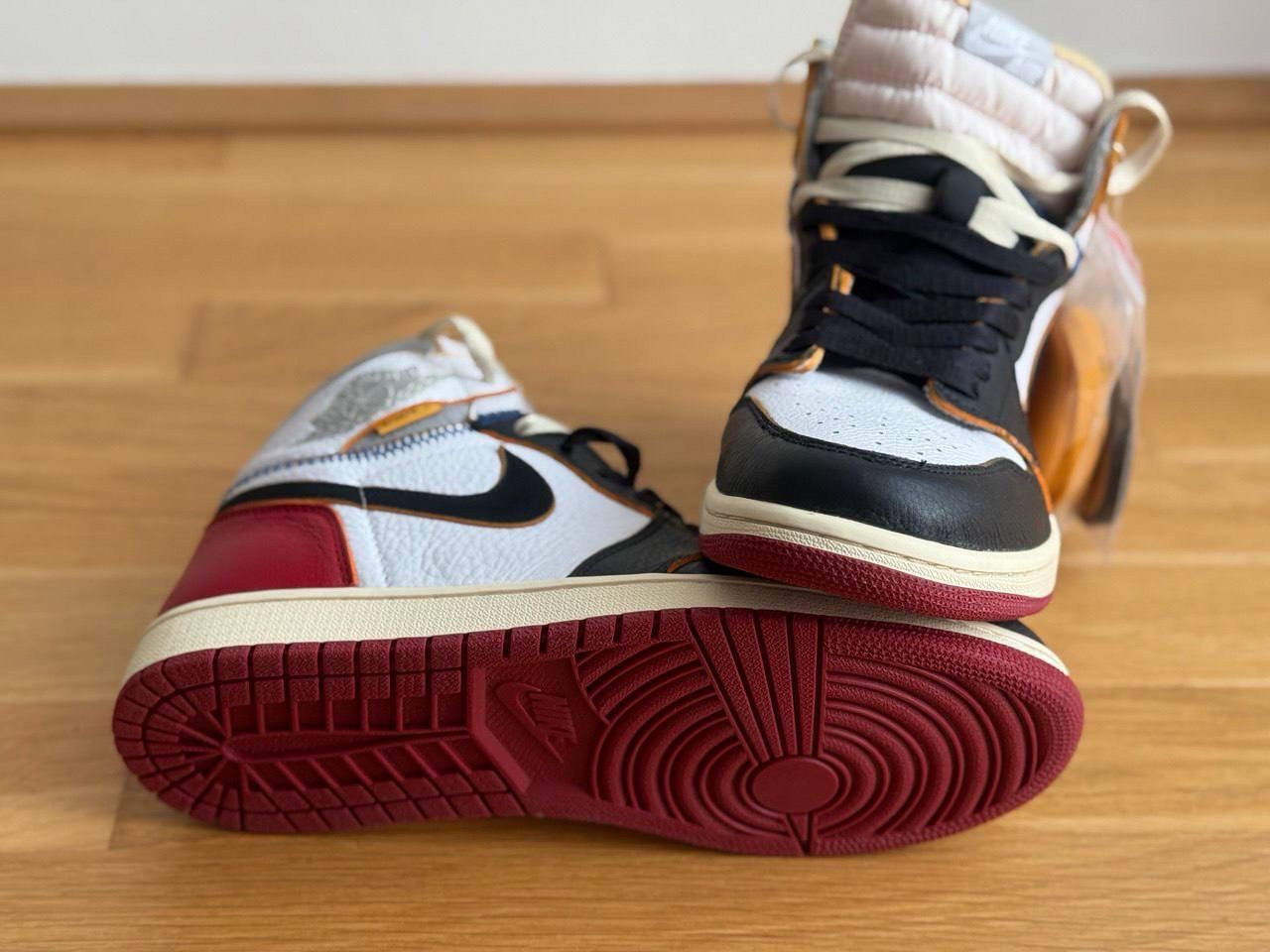 Nike UNION LA X JORDAN 1 RETRO HIGH NRG 'BLACK TOE' Size US 9 / EU 42 - 8 Thumbnail
