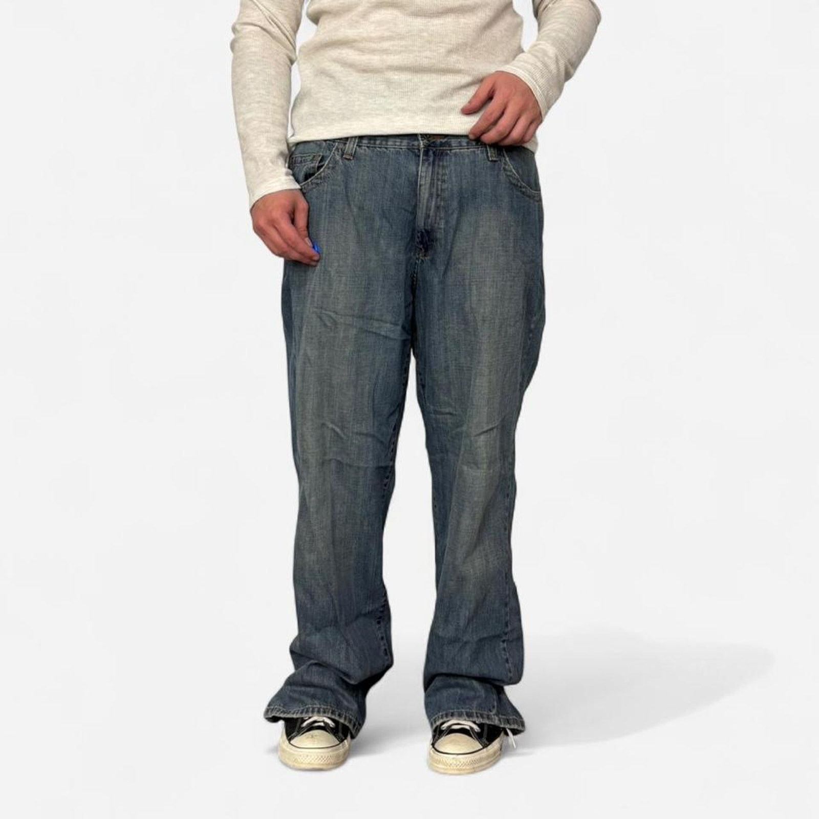 Calvin Klein Y2K Calvin Klein Loose fit Baggy Jeans Size US 38 / EU 54 - 2 Thumbnail