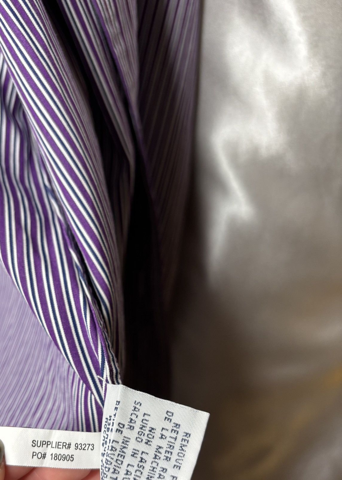 Polo Ralph Lauren × Ralph Lauren × Vintage vintage purple striped button up shirt Polo Ralph Lauren Size US L / EU 52-54 / 3 - 8 Thumbnail