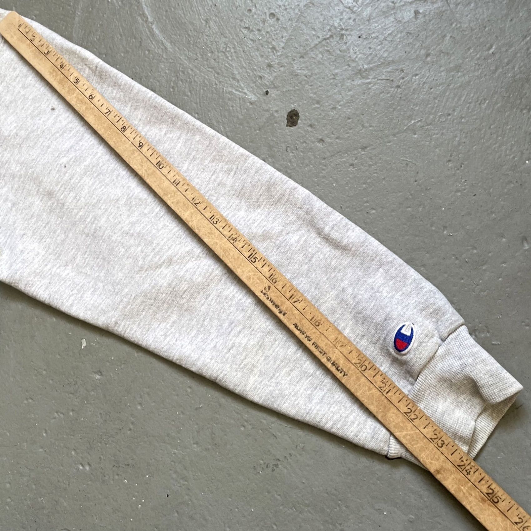 Champion VINTAGE Champion Hoodie 2XL Gray USA 90s Heavy Cotton Pullover Sweatshirt Size US XXL / EU 58 / 5 - 7 Thumbnail