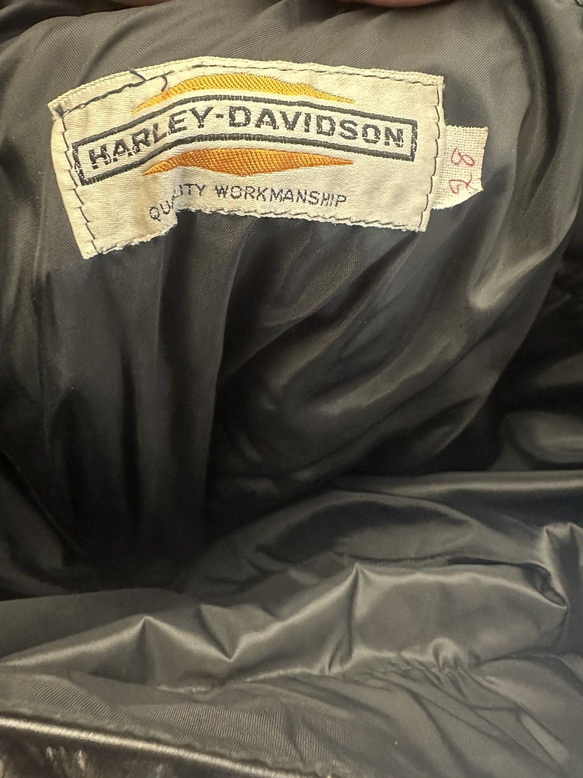 Harley Davidson × Leather × Vintage Vintage 1970s Harley-Davidson Women’s Leather Pants Size 28" / US 6 / IT 42 - 5 Thumbnail
