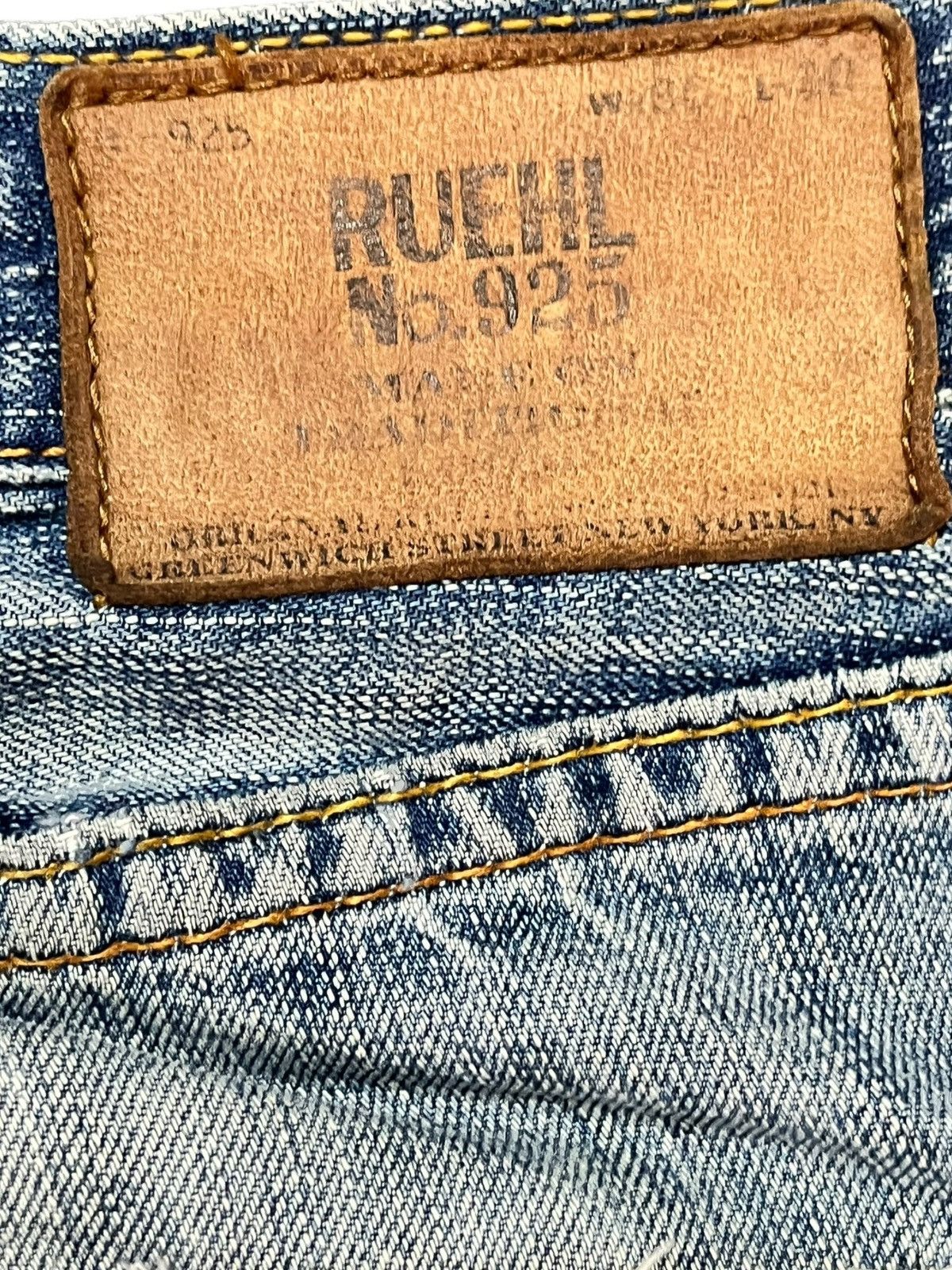 Ruehl No. 925 Vintage Ruehl No.925 Low Rise Bootcut Ripped Denim Size US 34 / EU 50 - 8 Thumbnail