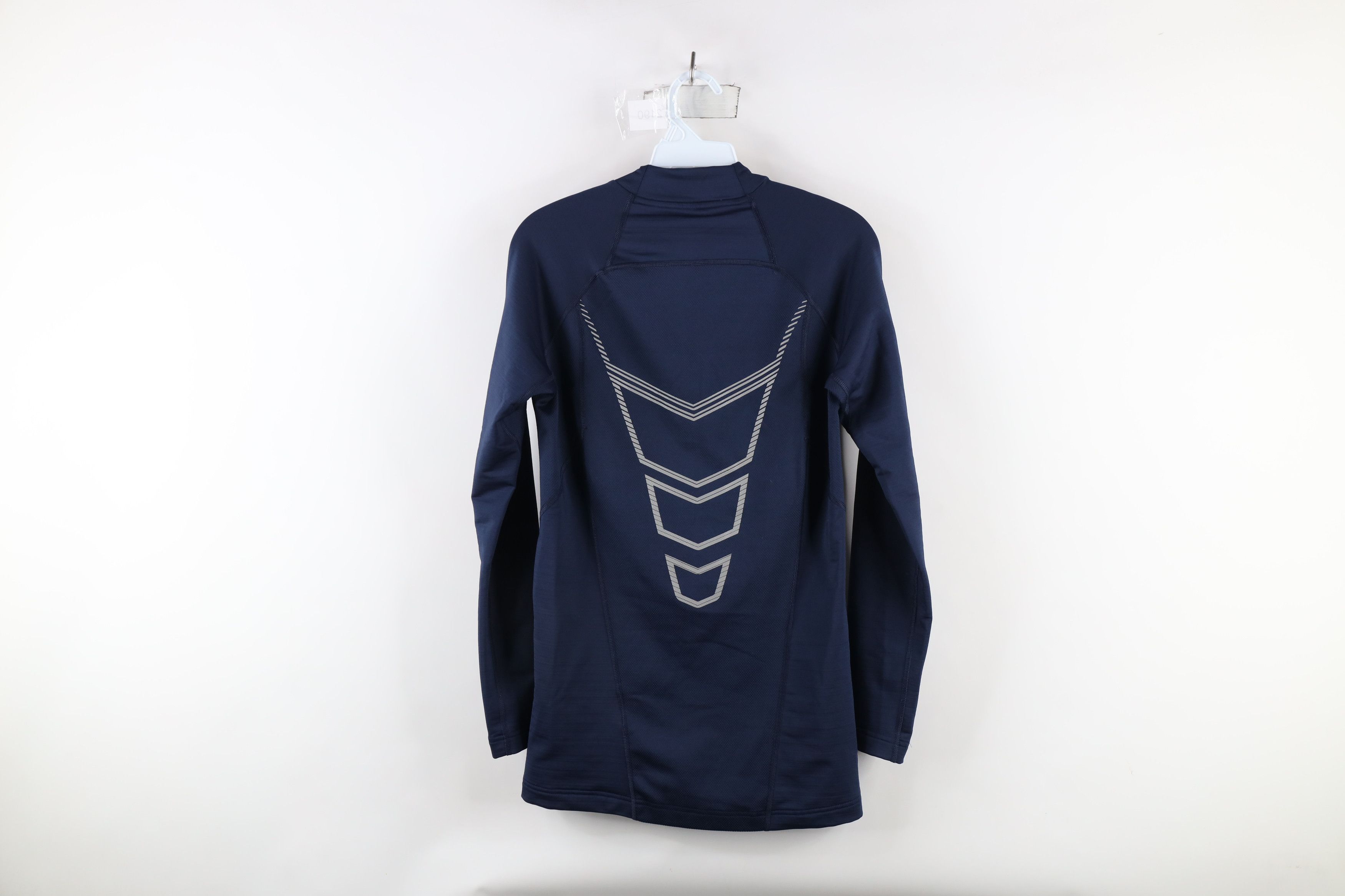 Nike × Vintage Nike Pro Fitted Compression Mock Neck Training T-Shirt Blue Size US M / EU 48-50 / 2 - 10 Thumbnail