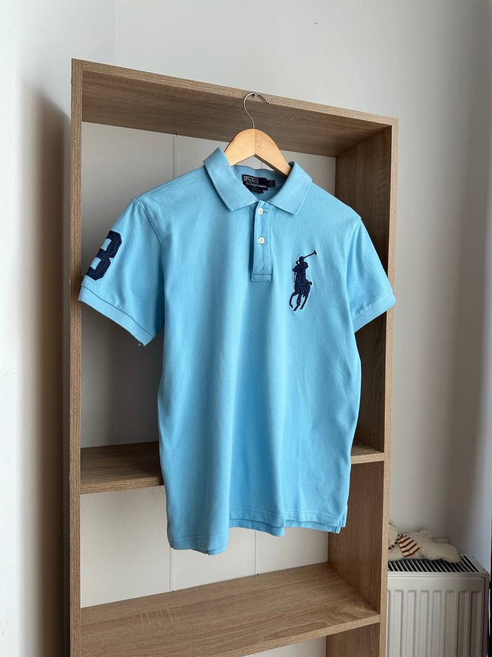 Polo Ralph Lauren × Vintage Vintage Polo Ralph Lauren Blue Big Logo PRL T-Shirt Size US L / EU 52-54 / 3 - 9 Thumbnail