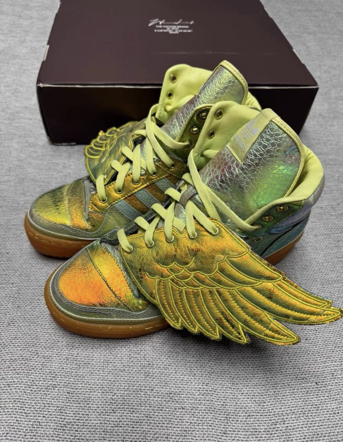 Adidas × Jeremy Scott Jeremy Scott Bear Tinsel Gold | Grailed
