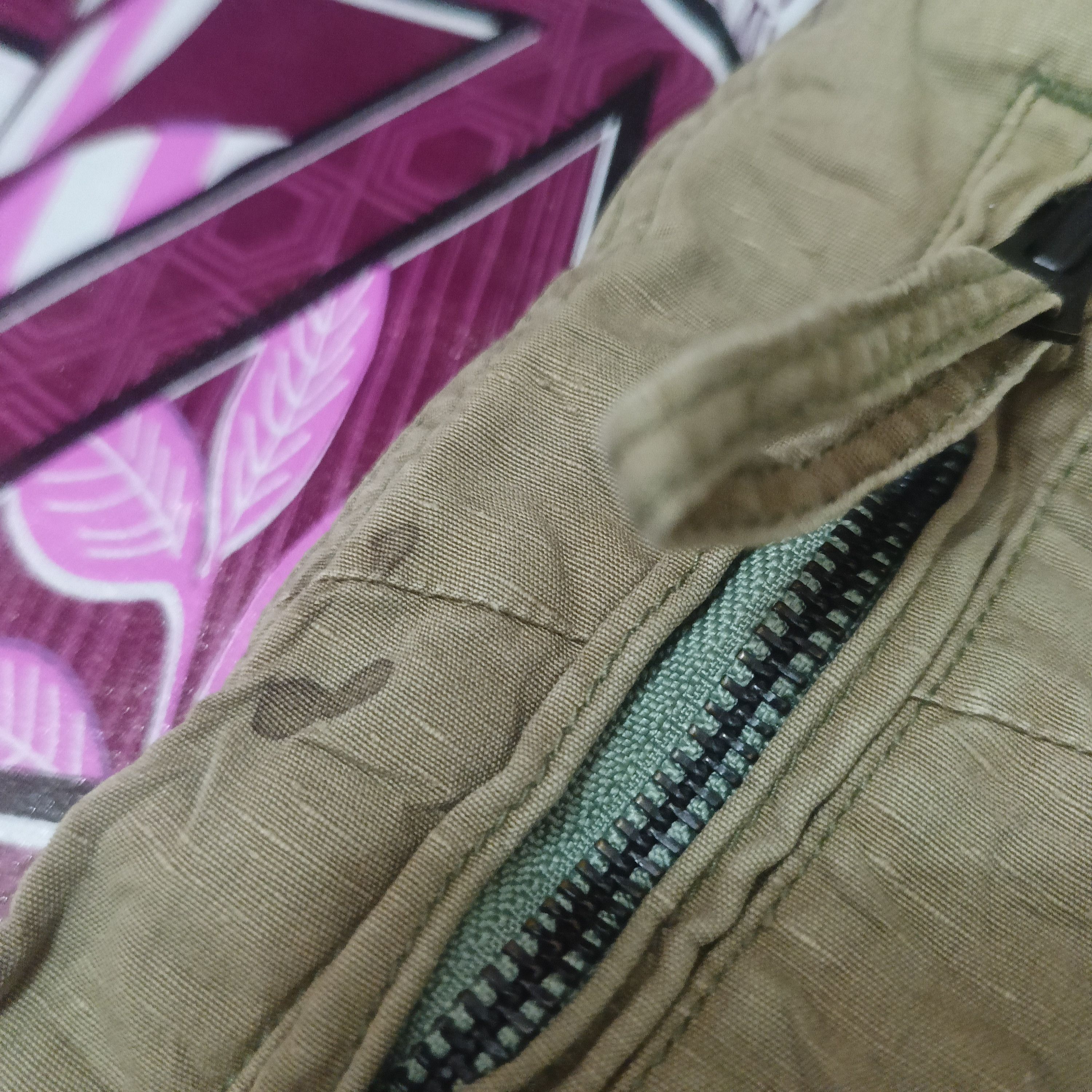 Japanese Brand rare💥 Japan private brand AG by designer's bomb cargo pants Size US 37 - 19 Thumbnail