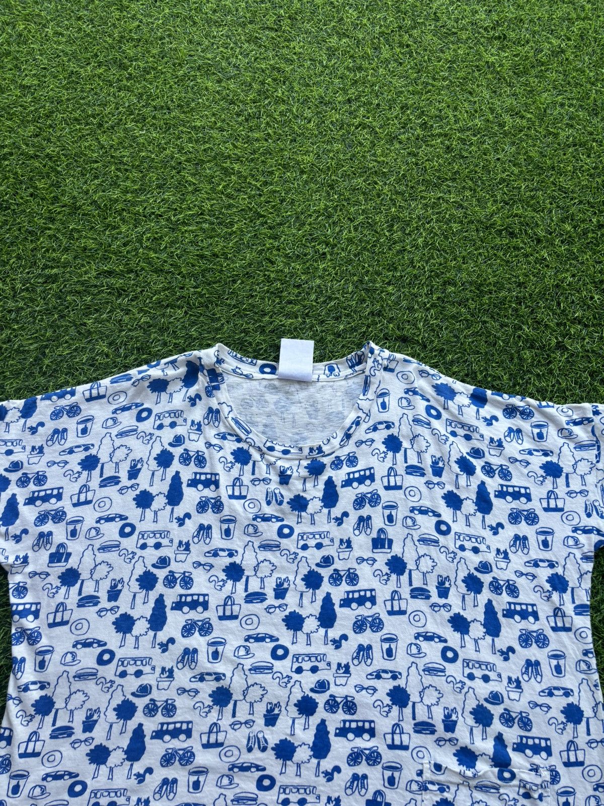 Japanese Brand Japanese Brand Girl Full Print Tshirt Size ONE SIZE - 2 Thumbnail