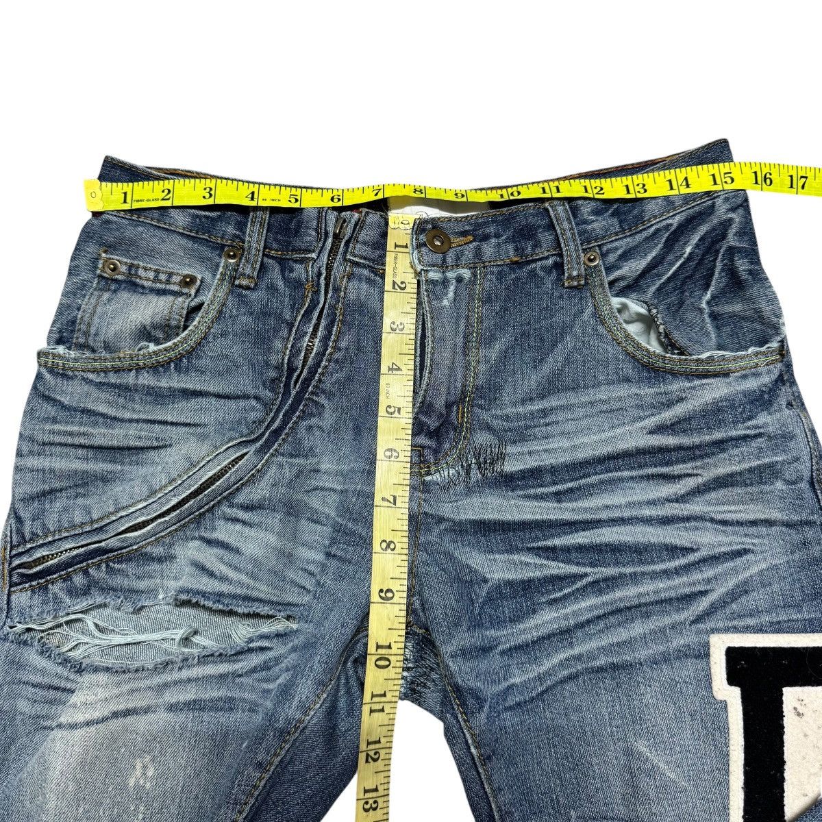 Devilock Vintage Devilock Distressed Denim Jeans Size US 30 / EU 46 - 17 Thumbnail