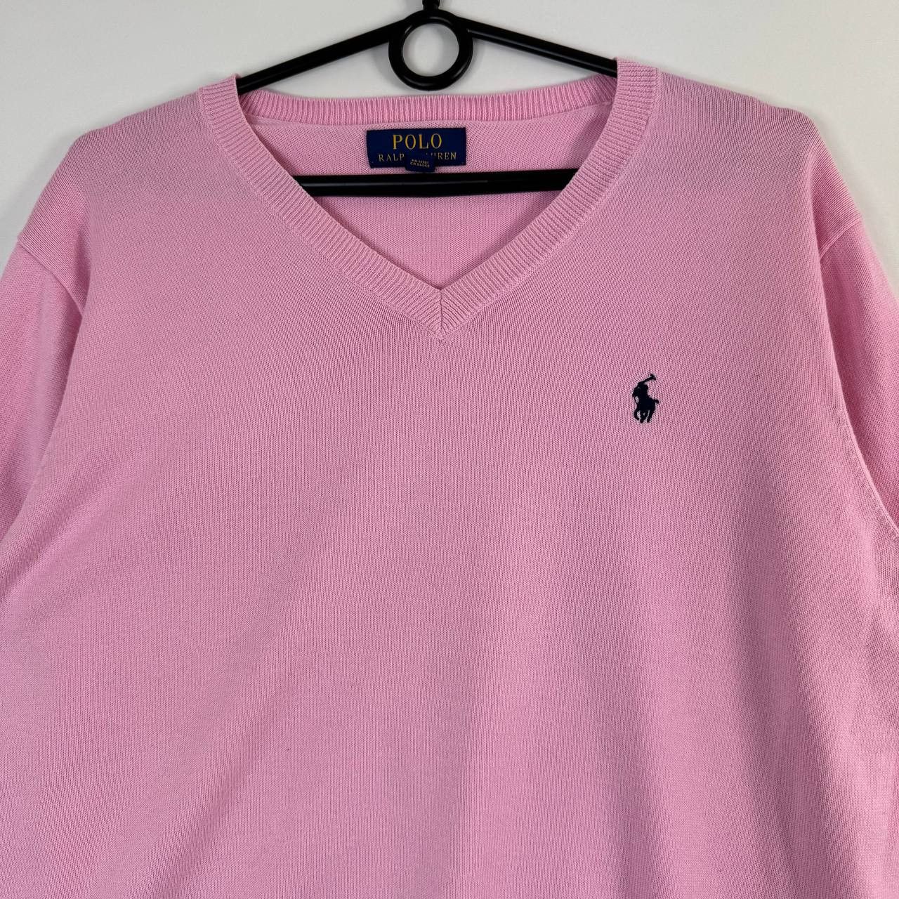 Polo Ralph Lauren Polo Ralph Lauren V-Neck Sweater Pink Boys Size XL 18-20Y Size US M / EU 48-50 / 2 - 2 Thumbnail