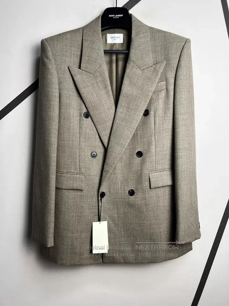 Saint Laurent Paris Saint Laurent Paris Double-Breasted Suit and Trousers Set Size XS / US 0-2 / IT 36-38 - 1 Thumbnail