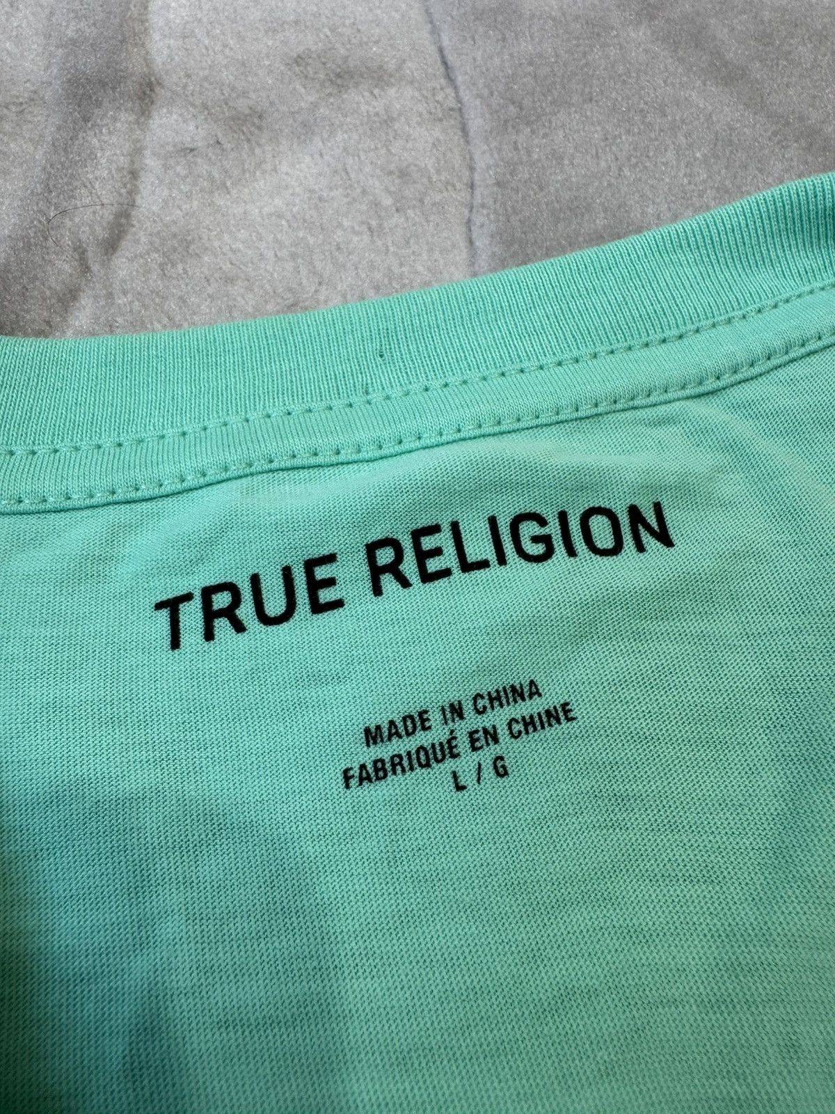 True Religion True Religion Crew Neck Tee Rlgn Size L tshirt like new Size US L / EU 52-54 / 3 - 4 Thumbnail